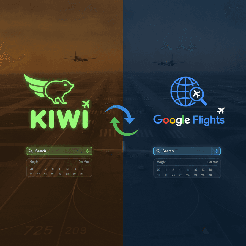 Kiwi vs Google Flights: Which Should You Use First?
