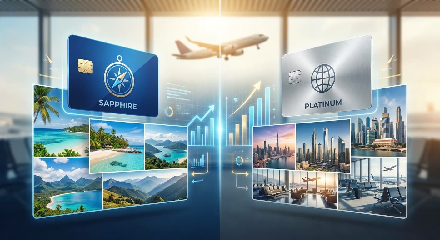 Chase Sapphire Preferred vs. Amex Platinum (2026): The Ultimate Data-Driven Showdown